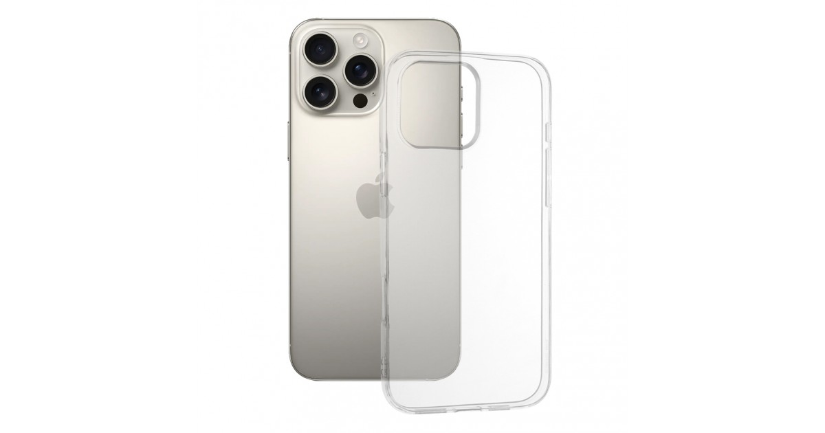 Husa pentru iPhone 16 Pro Max - Techsuit Clear Silicone - Transparent