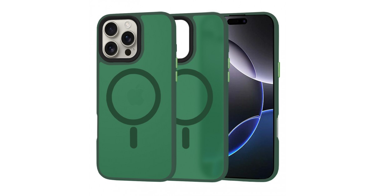 Husa pentru iPhone 16 Pro Max - Techsuit HaloFrost Series - Midnight Verde