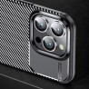 Husa pentru iPhone 16 Pro Max - Techsuit CarbonFiber - Neagra