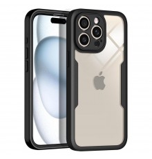 [PACHET 360] - Husa ColorVerse 360 + Folie de protectie -  iPhone 16 Pro Max  - Negru