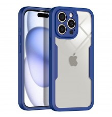 [PACHET 360] - Husa ColorVerse 360 + Folie de protectie -  iPhone 16 Pro Max  - Albastru