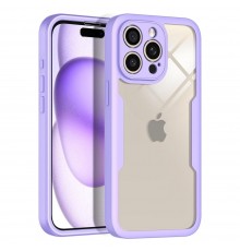 [PACHET 360] - Husa ColorVerse 360 + Folie de protectie -  iPhone 16 Pro Max  - Mov