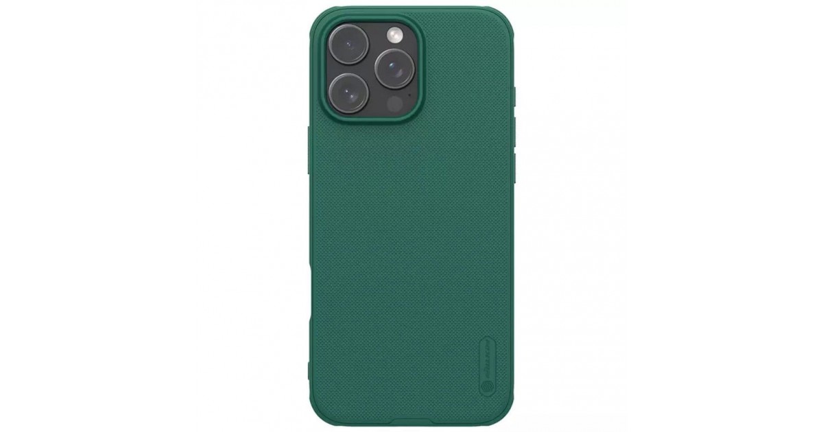 Husa pentru iPhone 16 Pro Max - Nillkin Super Frosted Shield Pro - Deep Verde