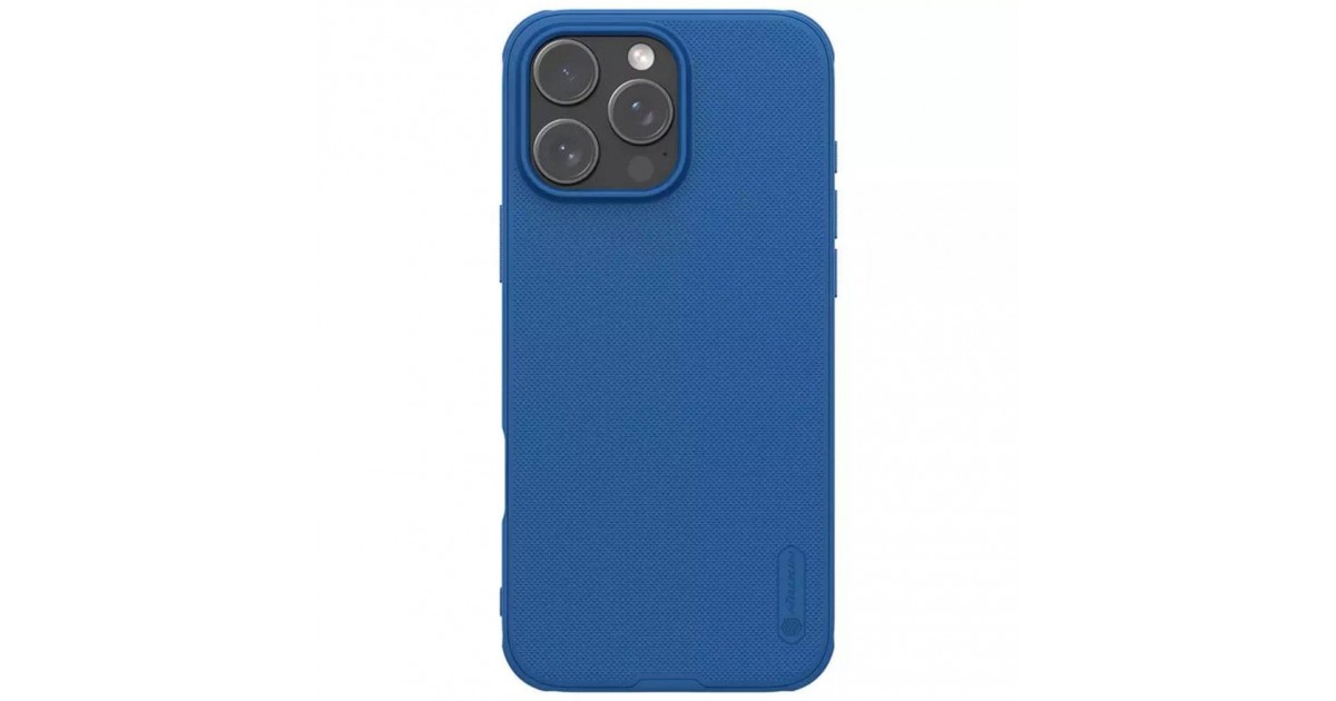 Husa pentru iPhone 16 Pro Max - Nillkin Super Frosted Shield Pro - Albastra