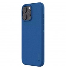 Husa pentru iPhone 16 Pro Max - Nillkin Super Frosted Shield Pro - Albastra