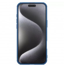 Husa pentru iPhone 16 Pro Max - Nillkin Super Frosted Shield Pro - Albastra