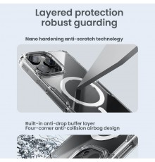 Husa pentru iPhone 16 Pro Max - Nillkin Nature TPU Pro Magnetic Case - Albastra