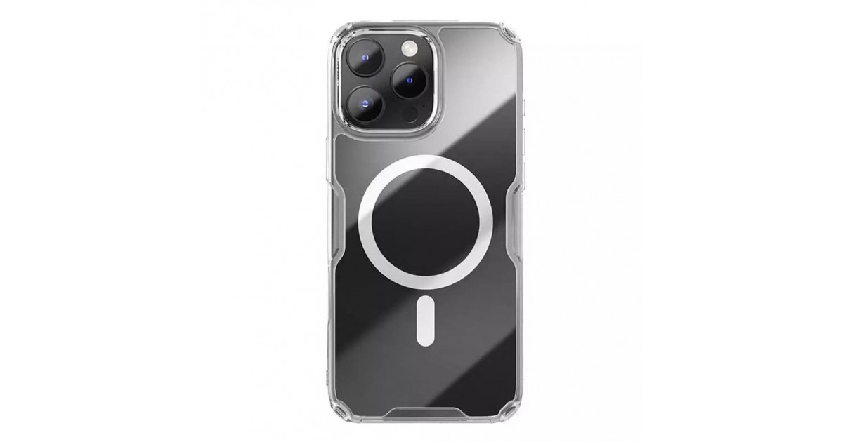 Husa pentru iPhone 16 Pro Max - Nillkin Nature TPU Pro Magnetic Case - Transparent