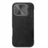 Husa pentru iPhone 16 Pro Max - Nillkin Qin Prop Leather Case - Neagra