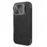 Husa pentru iPhone 16 Pro Max - Nillkin Qin Prop Leather Case - Neagra