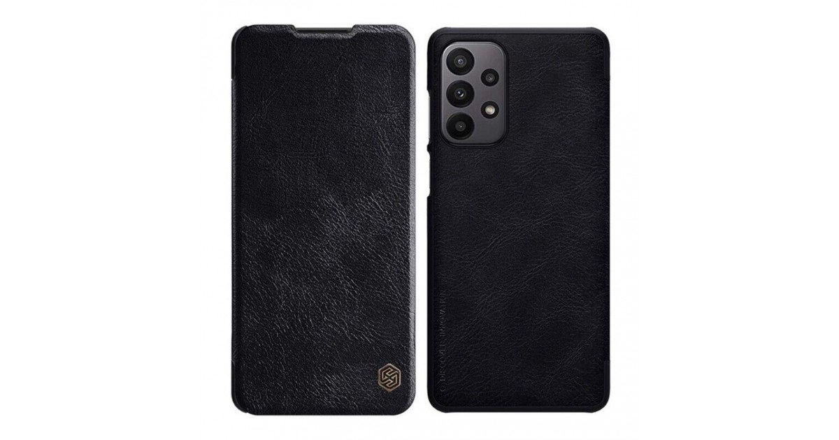 Husa pentru iPhone 16 Pro Max - Nillkin Qin Prop Plain Leather Case - Neagra