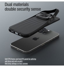 Husa pentru iPhone 16 Pro Max - Nillkin CamShield Prop - Neagra