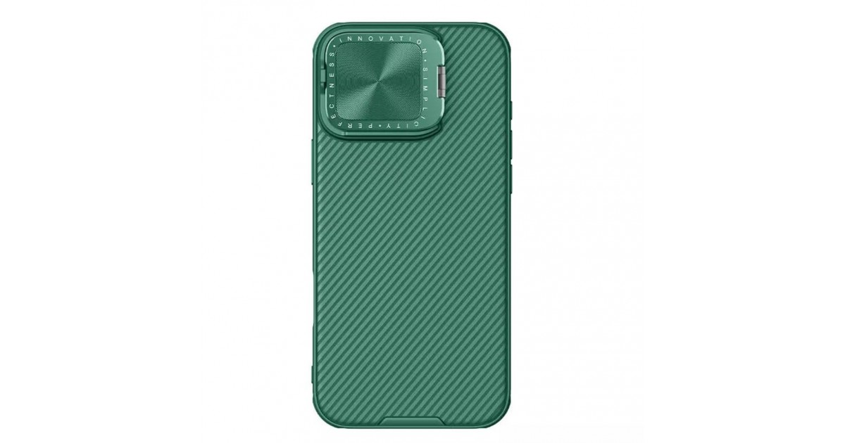 Husa pentru iPhone 16 Pro Max - Nillkin CamShield Prop - Verde