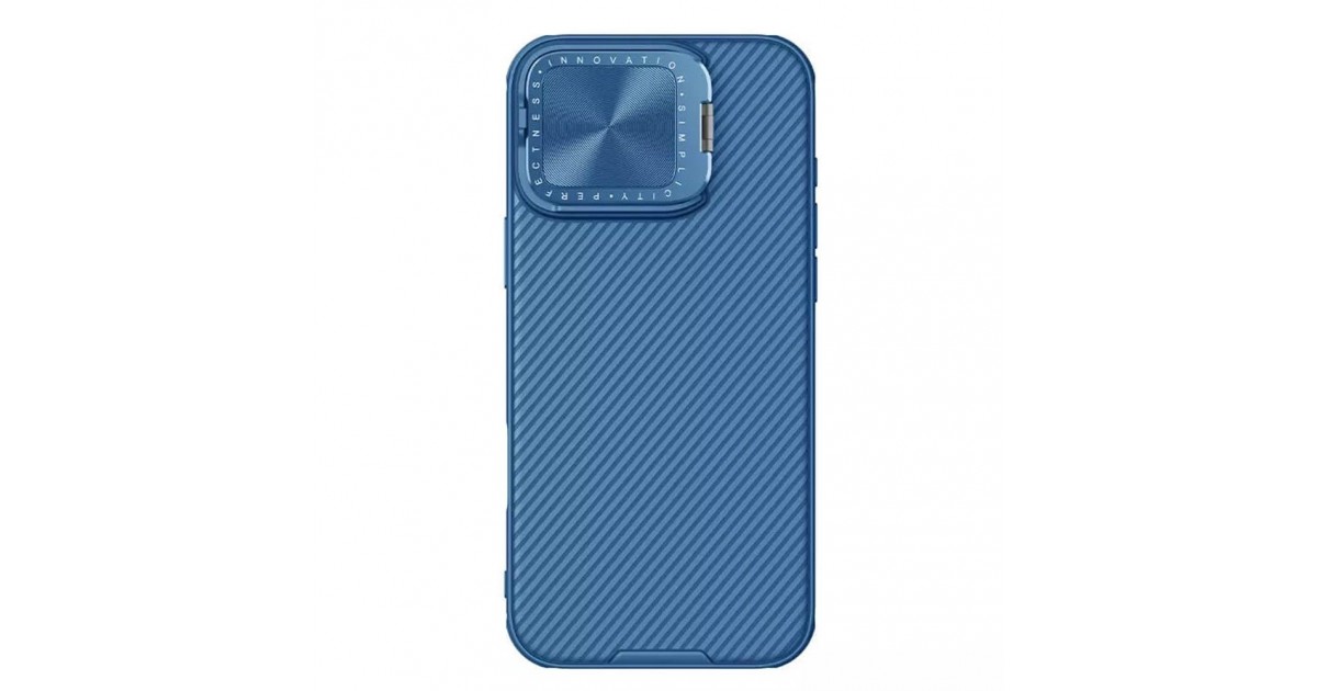 Husa pentru iPhone 16 Pro Max - Nillkin CamShield Prop - Albastra