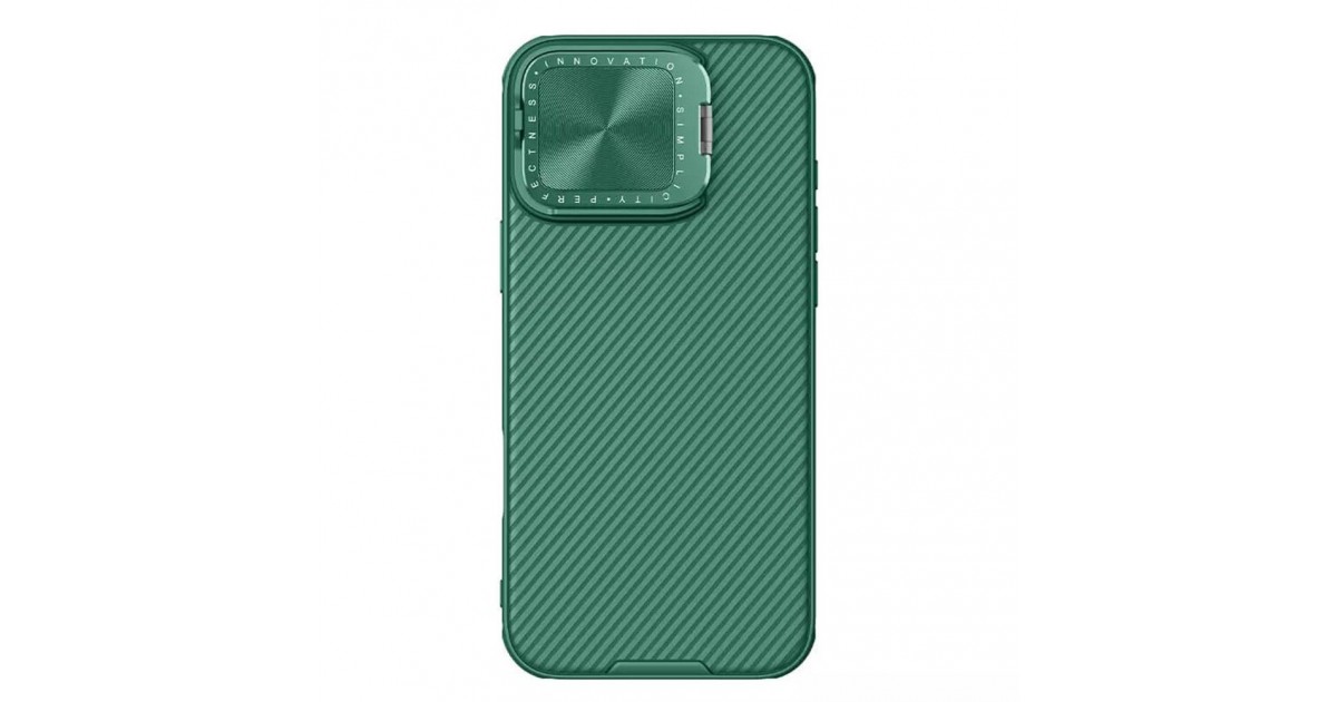 Husa pentru iPhone 16 Pro Max - Nillkin CamShield Prop Magnetic - Verde