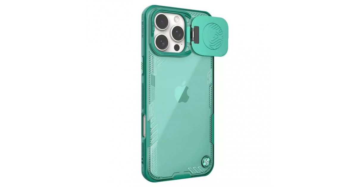 Husa pentru iPhone 16 Pro Max - Nillkin Iceblade Prop (without Camera Cutout) - Verde