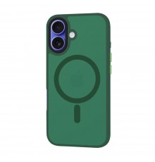 Husa pentru iPhone 16 - Techsuit HaloFrost MagSafe Series - Midnight Verde