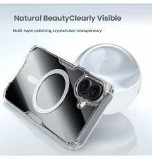 Husa pentru iPhone 16 Plus - Nillkin Nature TPU Pro Magnetic Case - Albastra