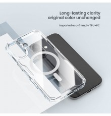 Husa pentru iPhone 16 Plus - Nillkin Nature TPU Pro Magnetic Case - Transparent