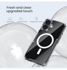 Husa pentru iPhone 16 Plus - Nillkin Nature TPU Pro Magnetic Case - Transparent