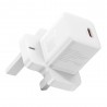 Incarcator Type-C cu Plug UK, Quick Charge 20W - Baseus (P10110907213-00) - Alb