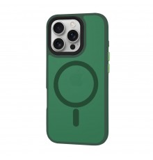 Husa pentru iPhone 16 Pro - Techsuit HaloFrost MagSafe Series - Midnight Verde