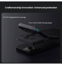 Husa pentru iPhone 16 Pro - Nillkin CamShield Pro Magnetic - Albastra