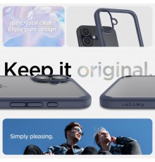 Husa pentru iPhone 16 - Spigen Ultra Hybrid - Navy Albastra