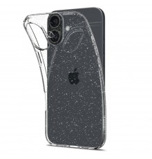 Huse pentru iPhone 16 - Spigen Liquid Crystal Glitter - Crystal Quartz