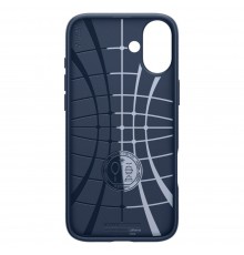 Husa pentru iPhone 16 - Spigen Liquid Air - Navy Albastra