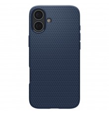 Husa pentru iPhone 16 - Spigen Liquid Air - Navy Albastra