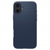 Husa pentru iPhone 16 - Spigen Liquid Air - Navy Albastra