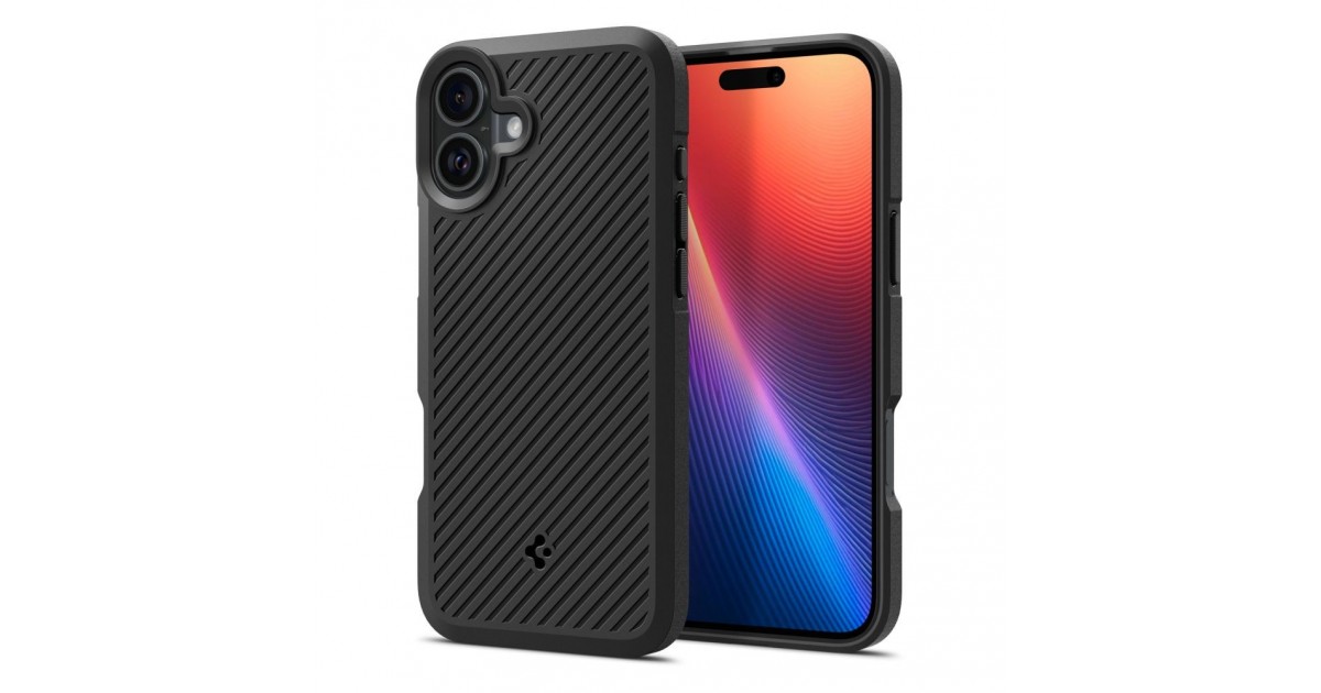 Husa pentru iPhone 16 - Spigen Core Armor - Matte Neagra