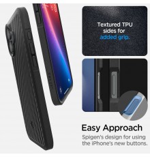 Husa pentru iPhone 16 - Spigen Core Armor - Matte Neagra