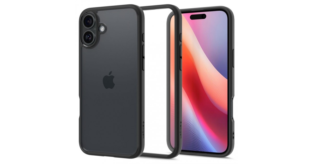 Husa pentru iPhone 16 Plus - Spigen Ultra Hybrid - Matte Neagra