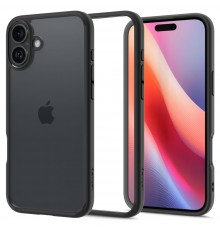 Husa pentru iPhone 16 Plus - Spigen Ultra Hybrid - Matte Neagra