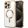 Husa pentru iPhone 16 Pro - Techsuit Luxury Crystal MagSafe - Gold