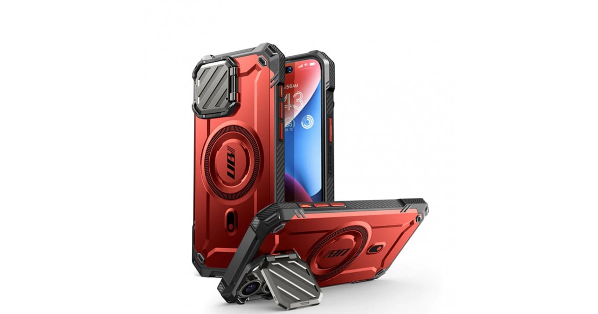 Husa pentru iPhone 16 Pro - Supcase Unicorn Beetle XT MagSafe - Ruddy