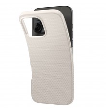 Husa pentru iPhone 16 Pro - Spigen Liquid Air - Natural Titanium