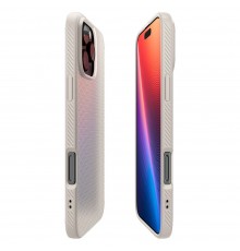 Husa pentru iPhone 16 Pro - Spigen Liquid Air - Natural Titanium