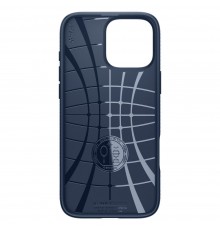 Husa pentru iPhone 16 Pro - Spigen Liquid Air - Navy Albastra