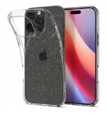 Huse pentru iPhone 16 Pro - Spigen Liquid Crystal Glitter - Crystal Quartz