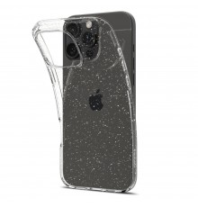 Huse pentru iPhone 16 Pro - Spigen Liquid Crystal Glitter - Crystal Quartz