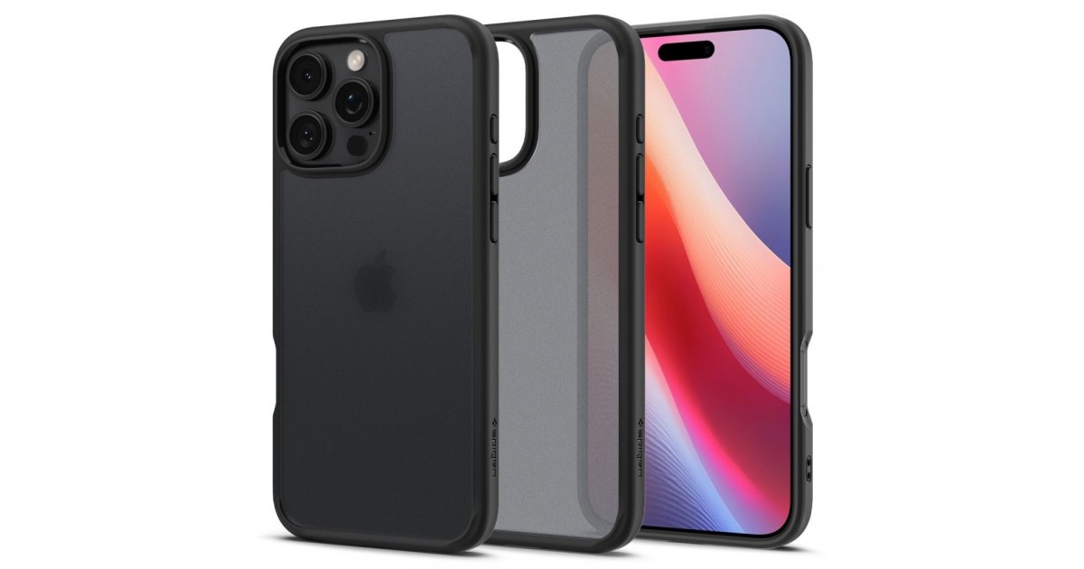 Husa pentru iPhone 16 Pro - Spigen Ultra Hybrid - Frost Neagra