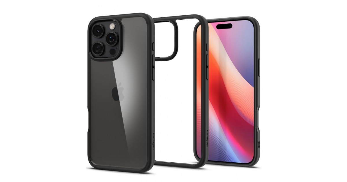 Husa pentru iPhone 16 Pro - Spigen Ultra Hybrid - Matte Neagra