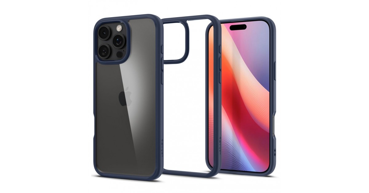 Husa pentru iPhone 16 Pro - Spigen Ultra Hybrid - Navy Albastra