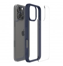 Husa pentru iPhone 16 Pro - Spigen Ultra Hybrid - Navy Albastra