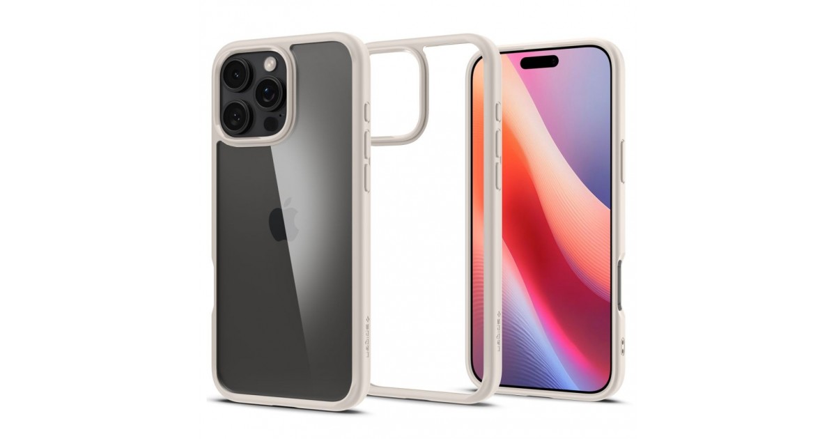 Husa pentru iPhone 16 Pro - Spigen Ultra Hybrid - Natural Titanium