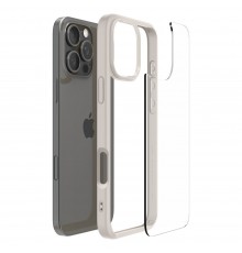 Husa pentru iPhone 16 Pro - Spigen Ultra Hybrid - Natural Titanium