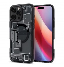 Husa pentru iPhone 16 Pro - Spigen Ultra Hybrid - Frost Neagra